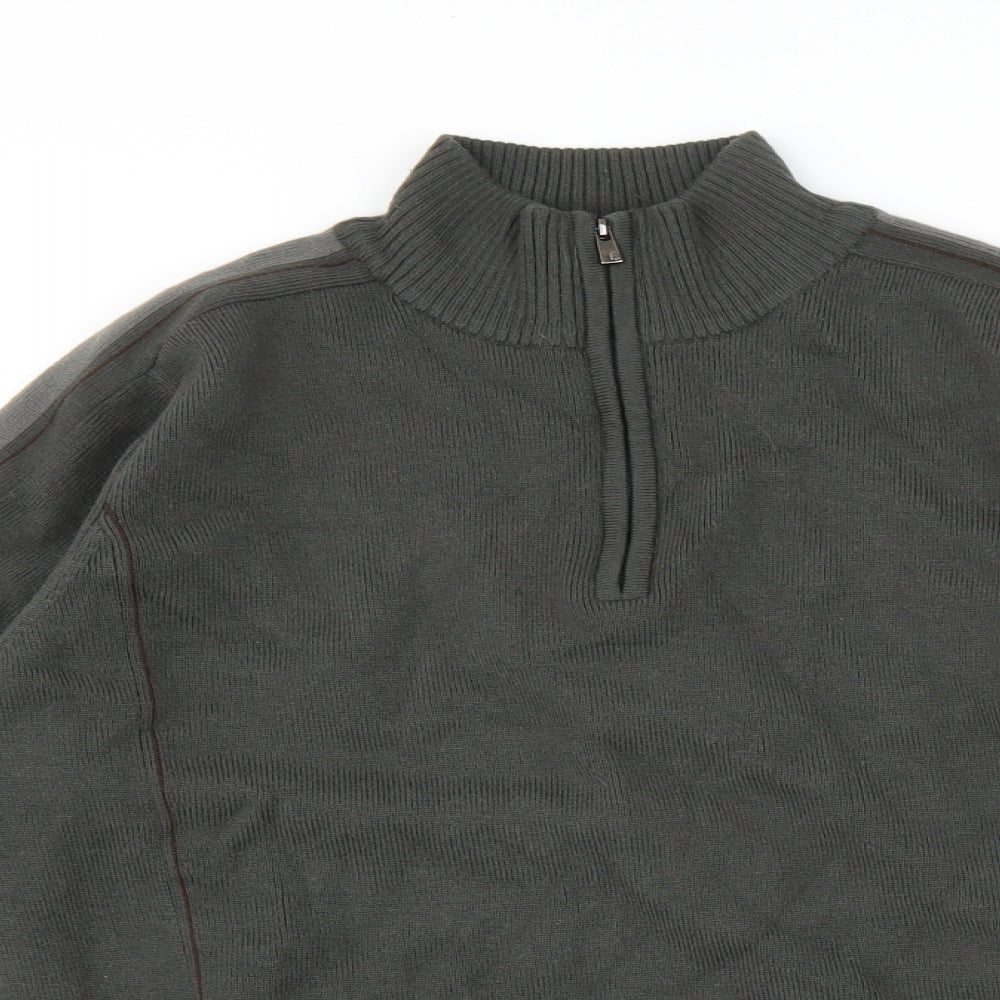 Marks and Spencer Mens Green   Pullover Jumper Size S