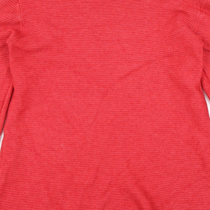 Meily Womens Red   Pullover Jumper Size M
