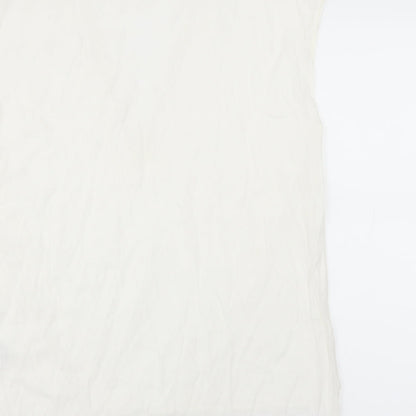 Womens UK Size 16 H&M White Basic Blouse