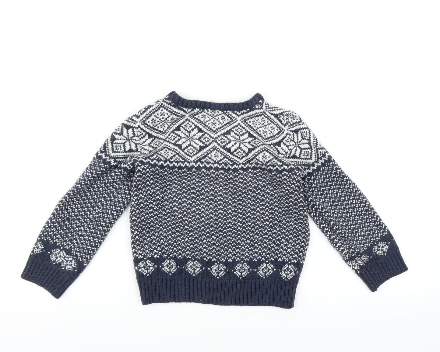 Mini Club Girls Blue   Pullover Jumper Size 5-6 Years