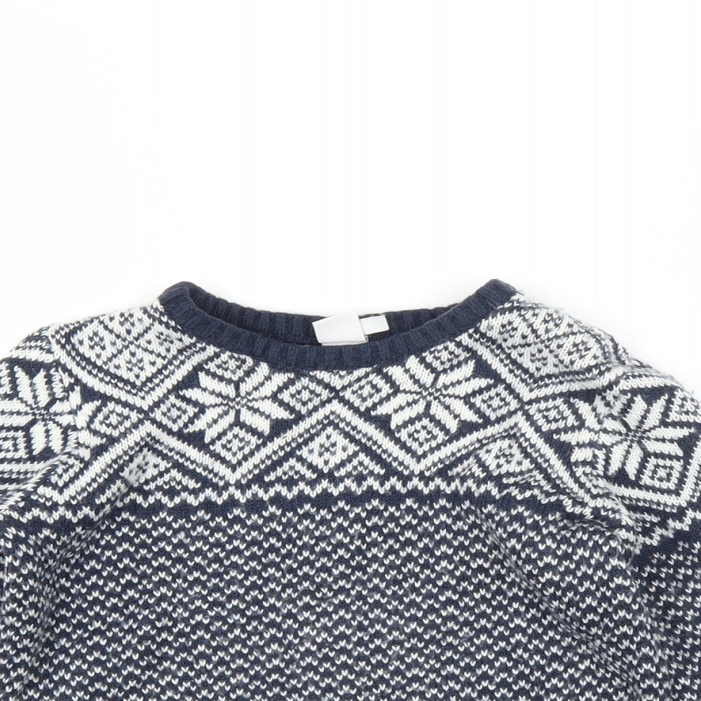 Mini Club Girls Blue   Pullover Jumper Size 5-6 Years