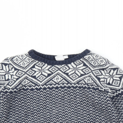 Mini Club Girls Blue   Pullover Jumper Size 5-6 Years