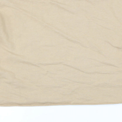 Womens UK Size M Pull & Bear Beige Pullover Sweatshirt