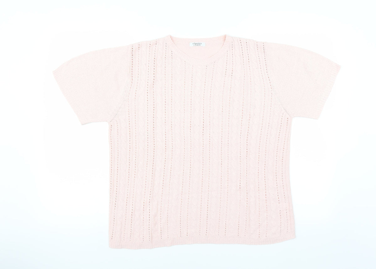 Berketex Womens Pink   Pullover Jumper Size 14
