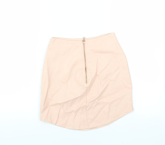 Missguided Womens Pink   Straight & Pencil Skirt Size 4