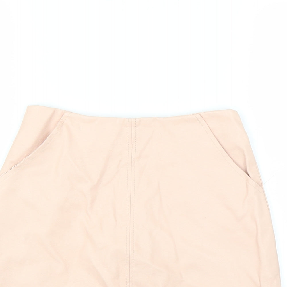 Missguided Womens Pink   Straight & Pencil Skirt Size 4