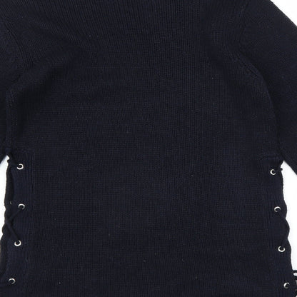 Brave Soul Womens Blue   Pullover Jumper Size S