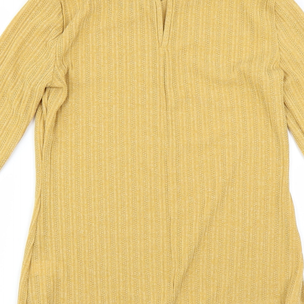 Next Womens Yellow   Pullover Jumper Size 12