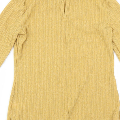 Next Womens Yellow   Pullover Jumper Size 12