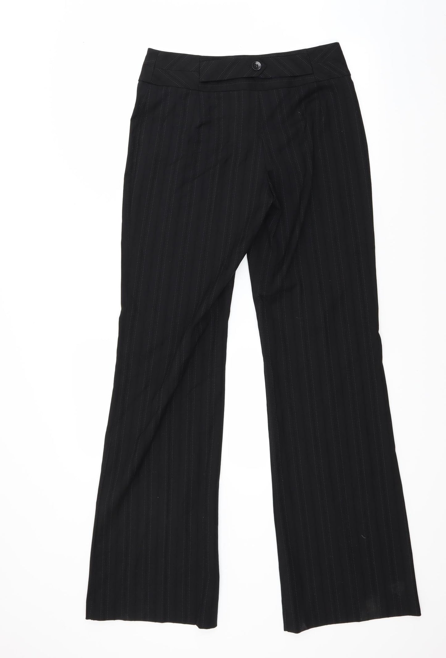 Womens UK Size 8 NEXT Regular Fit Sweatpants Black Trousers