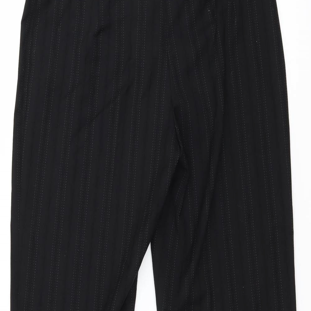 Womens UK Size 8 NEXT Regular Fit Sweatpants Black Trousers