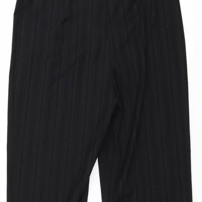 Womens UK Size 8 NEXT Regular Fit Sweatpants Black Trousers