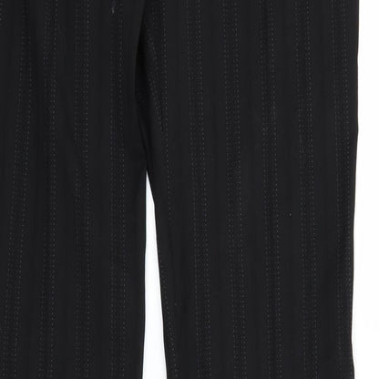 Womens UK Size 8 NEXT Regular Fit Sweatpants Black Trousers