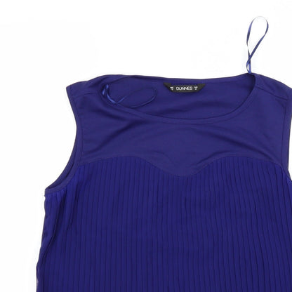Dunes Womens Blue    Blouse Size 12