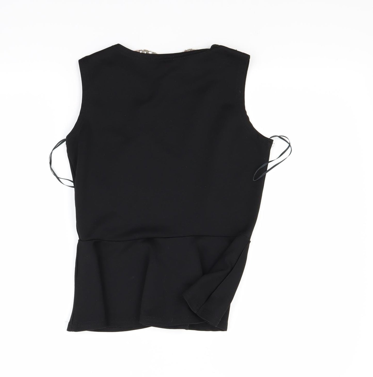 Aislinn Womens Black   Ringer Blouse Size S