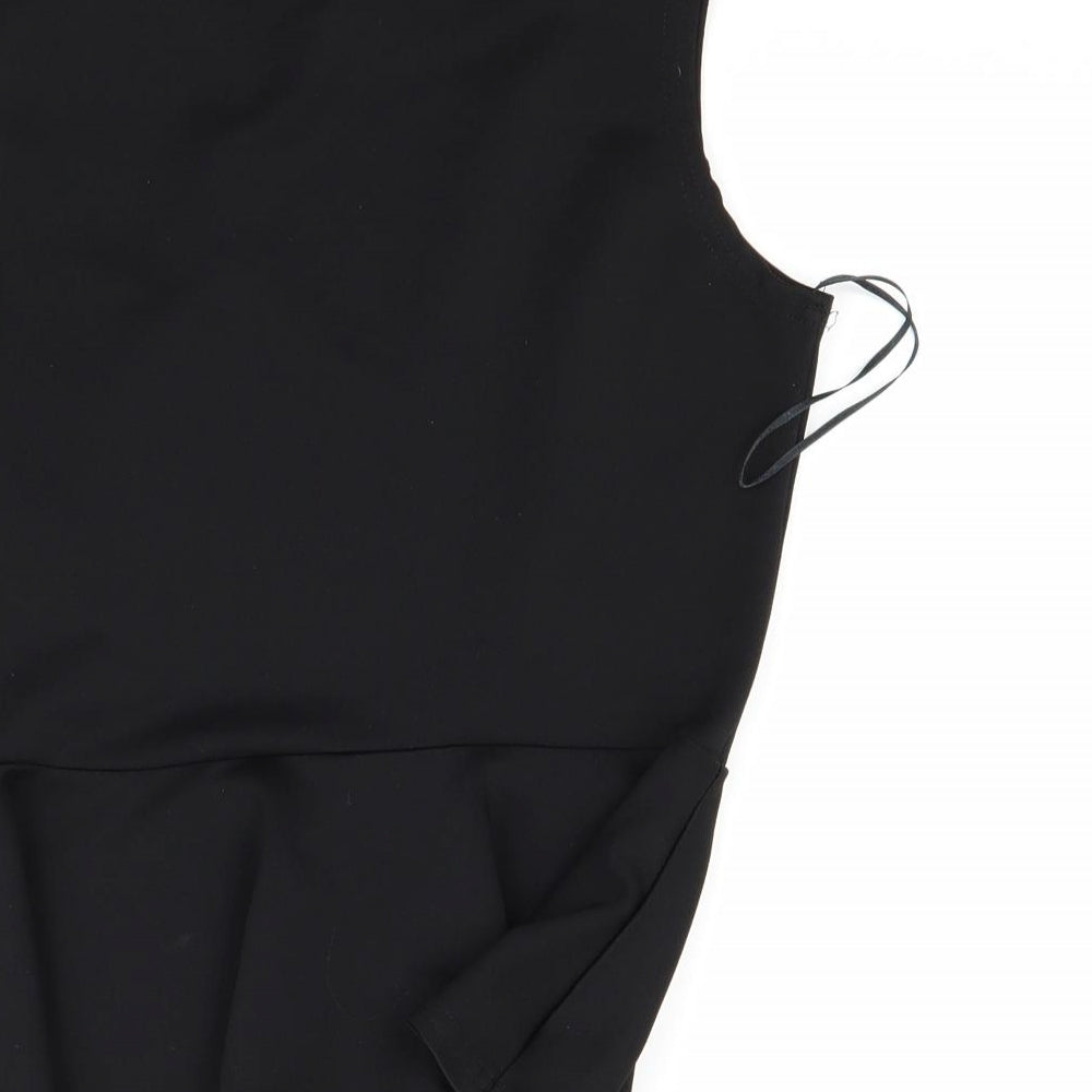 Aislinn Womens Black   Ringer Blouse Size S