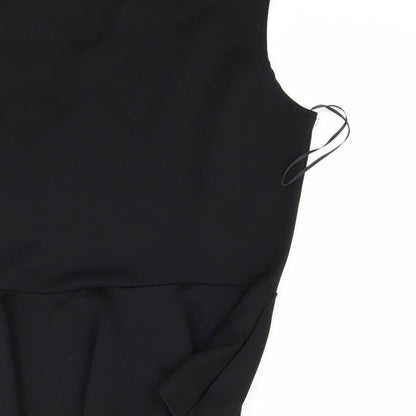 Aislinn Womens Black   Ringer Blouse Size S