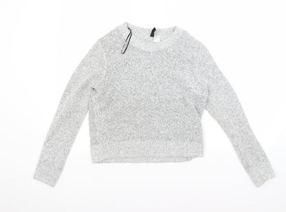 Divided Womens Grey   Pullover Jumper Size S