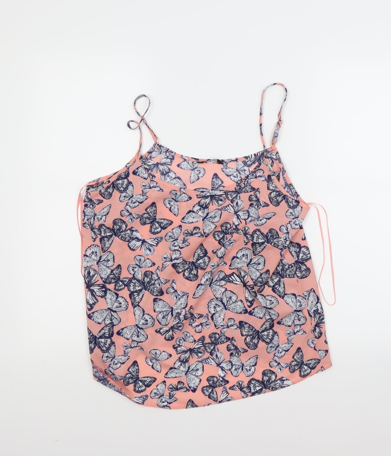 Womens UK Size 12 George Pink Basic Tank