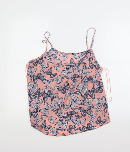 Womens UK Size 12 George Pink Basic Tank