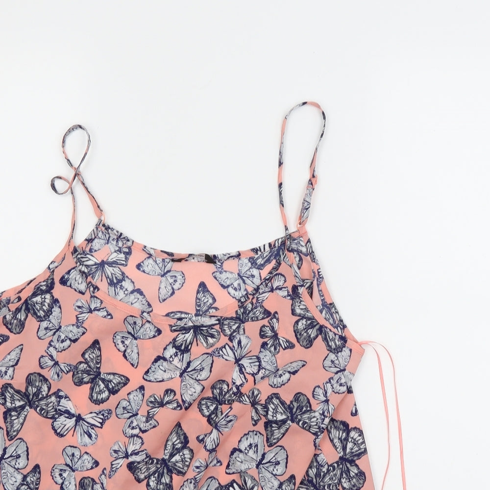 Womens UK Size 12 George Pink Basic Tank