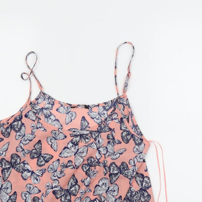 Womens UK Size 12 George Pink Basic Tank