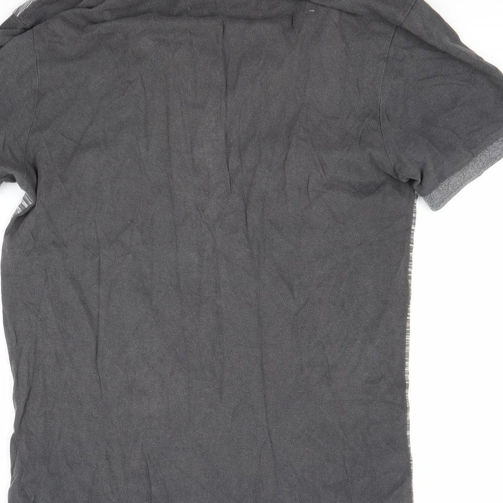River Island Mens Grey    Polo Size XS