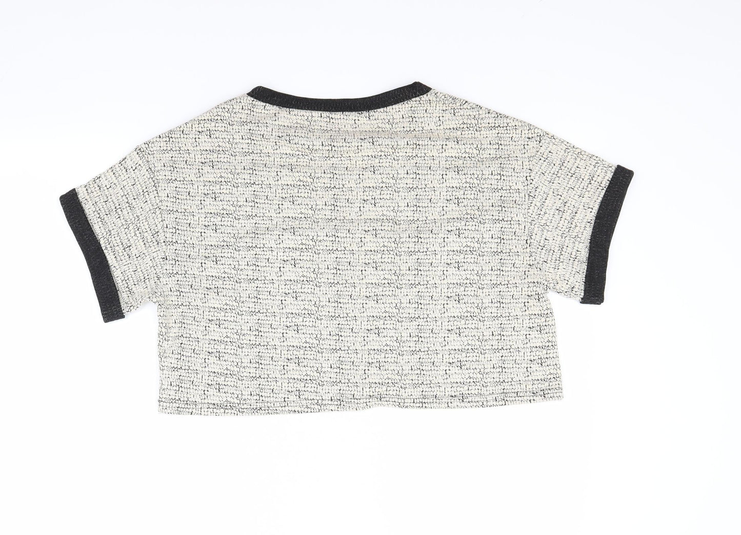 Womens UK Size 14 Select Ivory Basic T-Shirt