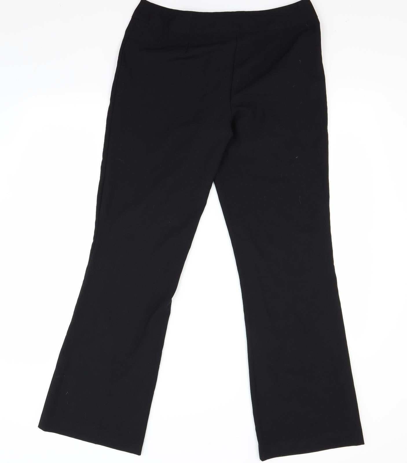 George Womens Black   Trousers  Size 12 L30 in