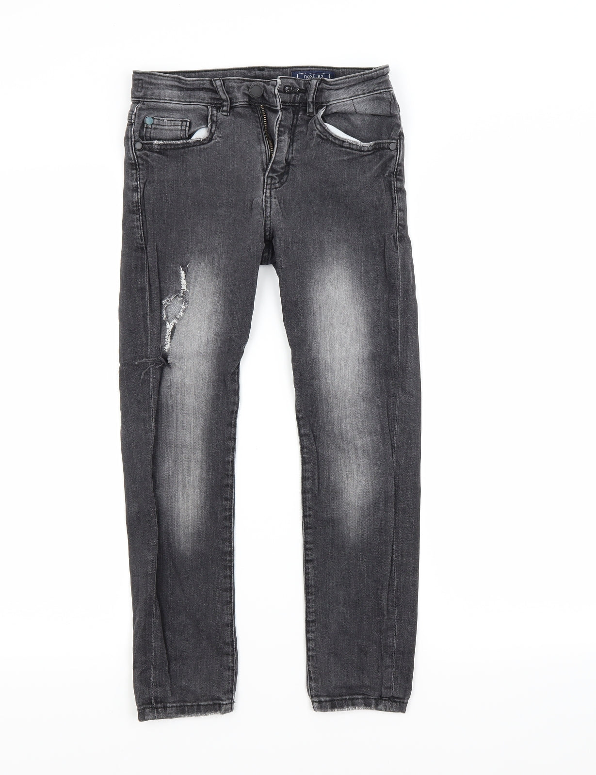 NEXT Girls Black  Denim Skinny Jeans Size 9 Years