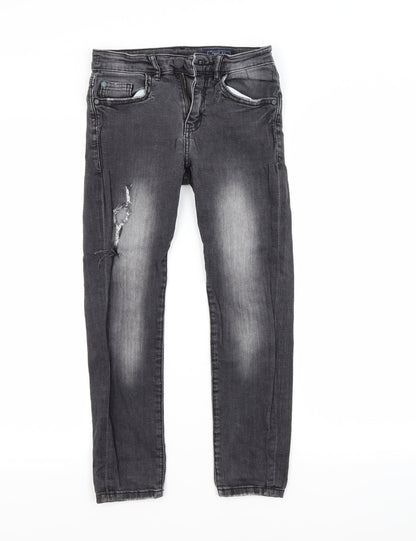 NEXT Girls Black  Denim Skinny Jeans Size 9 Years
