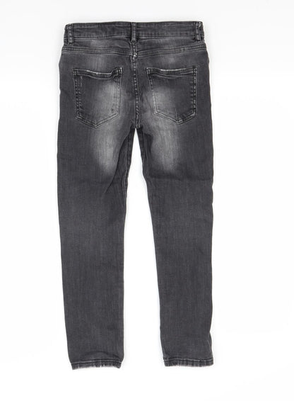 NEXT Girls Black  Denim Skinny Jeans Size 9 Years