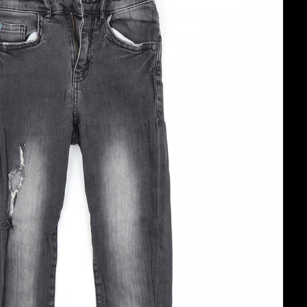 NEXT Girls Black  Denim Skinny Jeans Size 9 Years