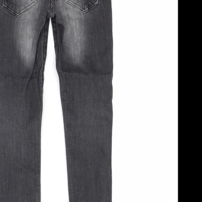 NEXT Girls Black  Denim Skinny Jeans Size 9 Years