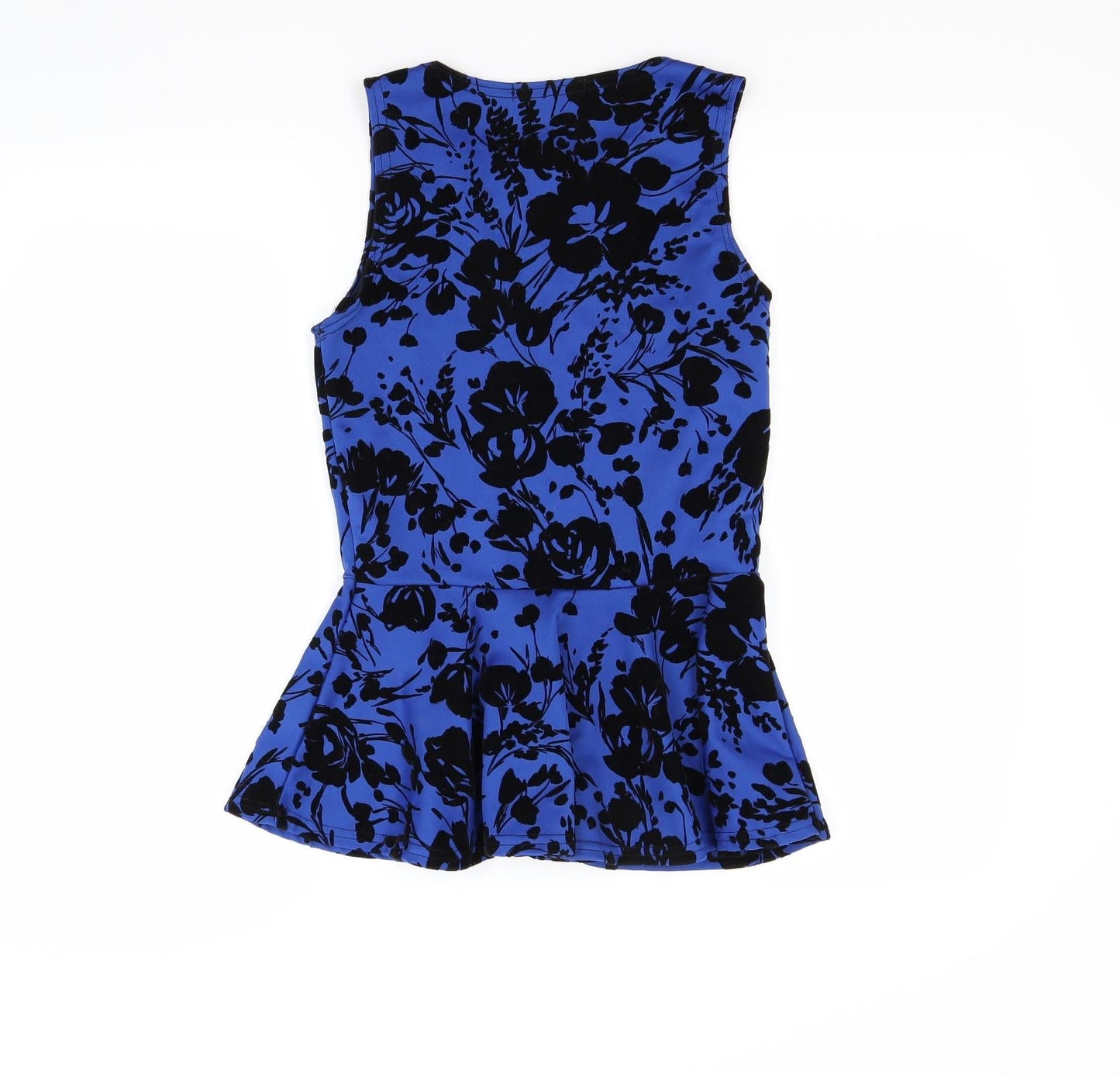 Womens UK Size 10 Select Blue Tunic Blouse