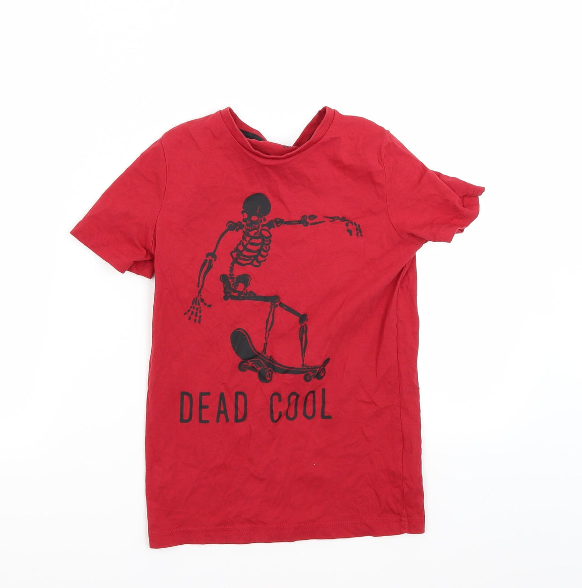 TU Boys Red   Basic T-Shirt Size 9 Years