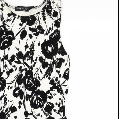 Womens UK Size 8 Select White Tunic Tank