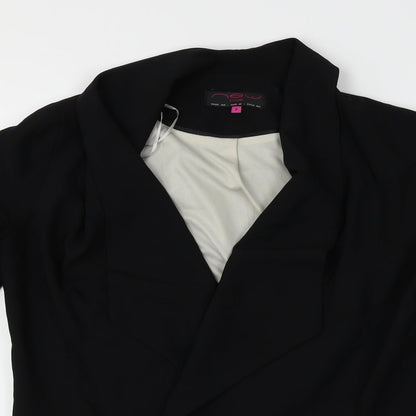 New Look Womens Black   Jacket Blazer Size 8