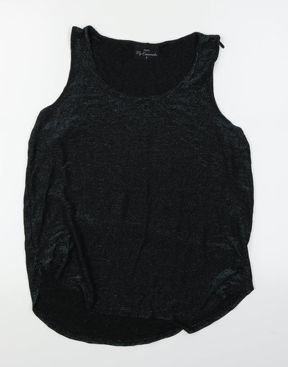 Womens UK Size 8 NEXT Green Basic Tank