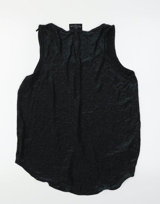 Womens UK Size 8 NEXT Green Basic Tank