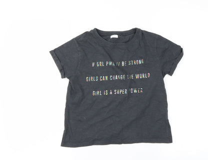 NEXT Boys Grey   Basic T-Shirt Size 9 Years