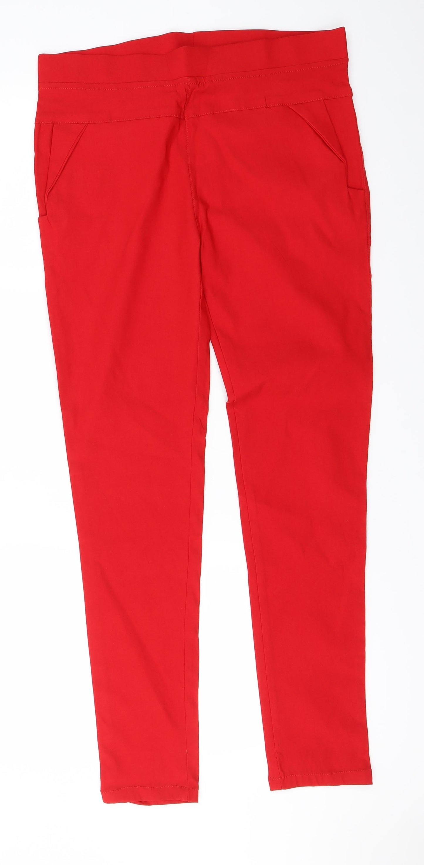 Rupali  Womens Red   Trousers  Size L L26 in