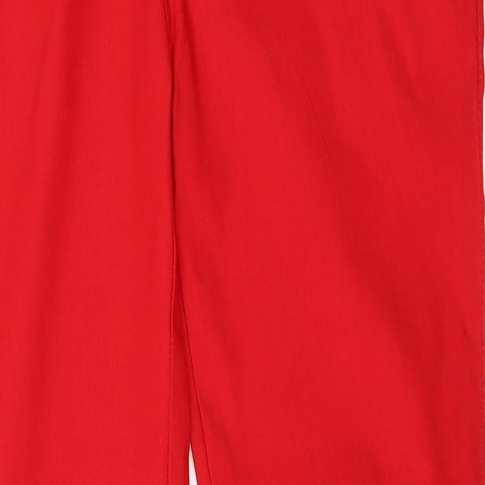 Rupali  Womens Red   Trousers  Size L L26 in