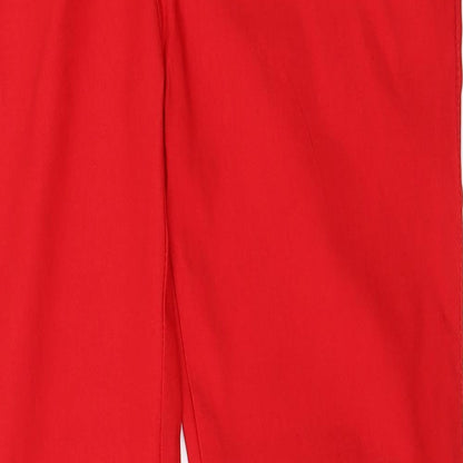 Rupali  Womens Red   Trousers  Size L L26 in