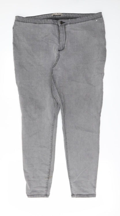 denim co Womens Grey   Straight Jeans Size 20 L29 in