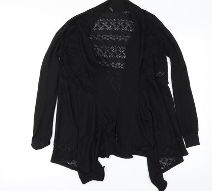 Preworn Womens Black   Cardigan Jumper Size M