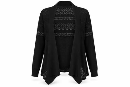 Preworn Womens Black   Cardigan Jumper Size M