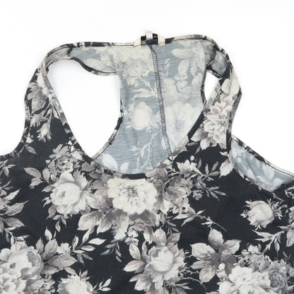 Womens UK Size 18 New Look Grey Basic T-Shirt