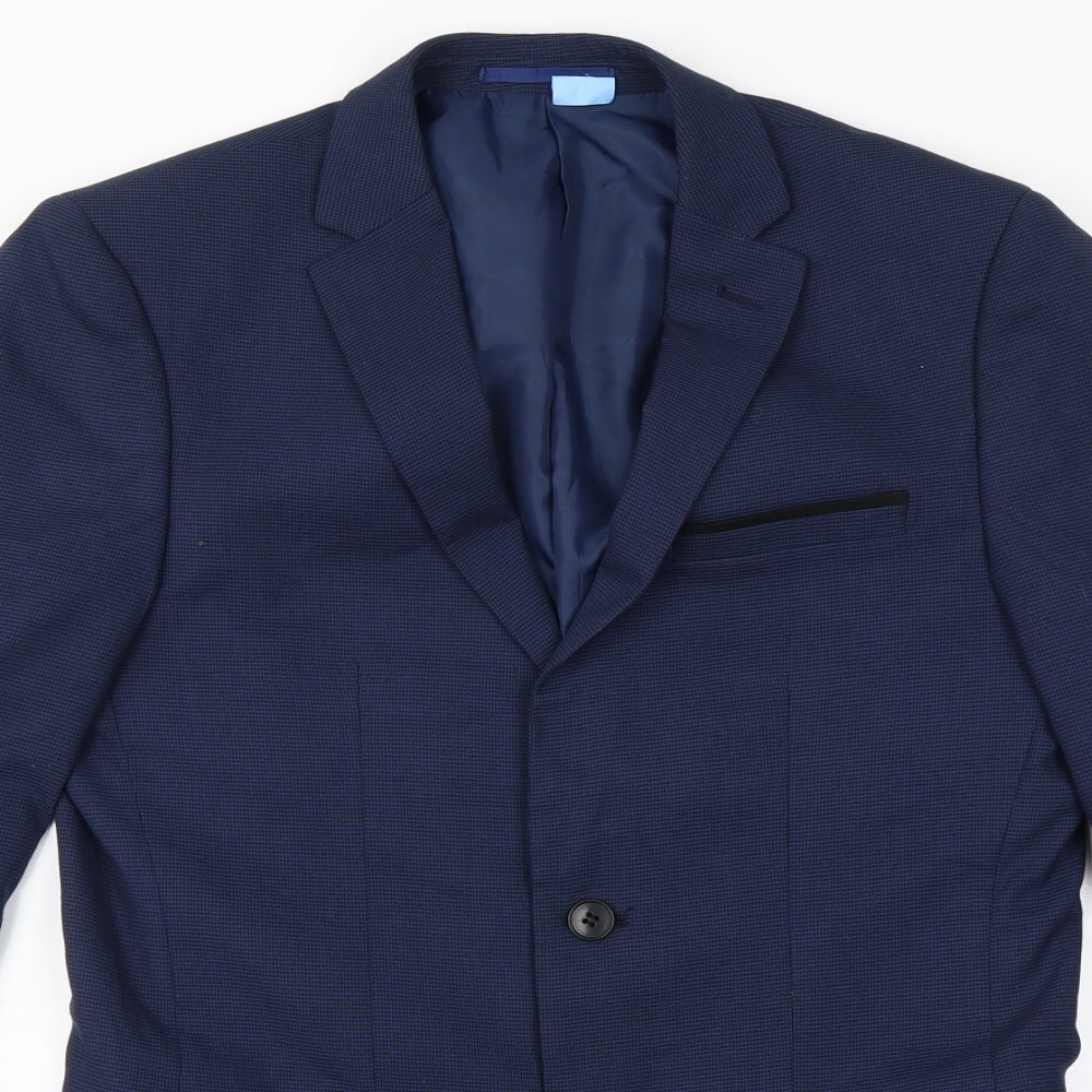 Mens UK Size 36 Preworn Regular Blue Suit Jacket