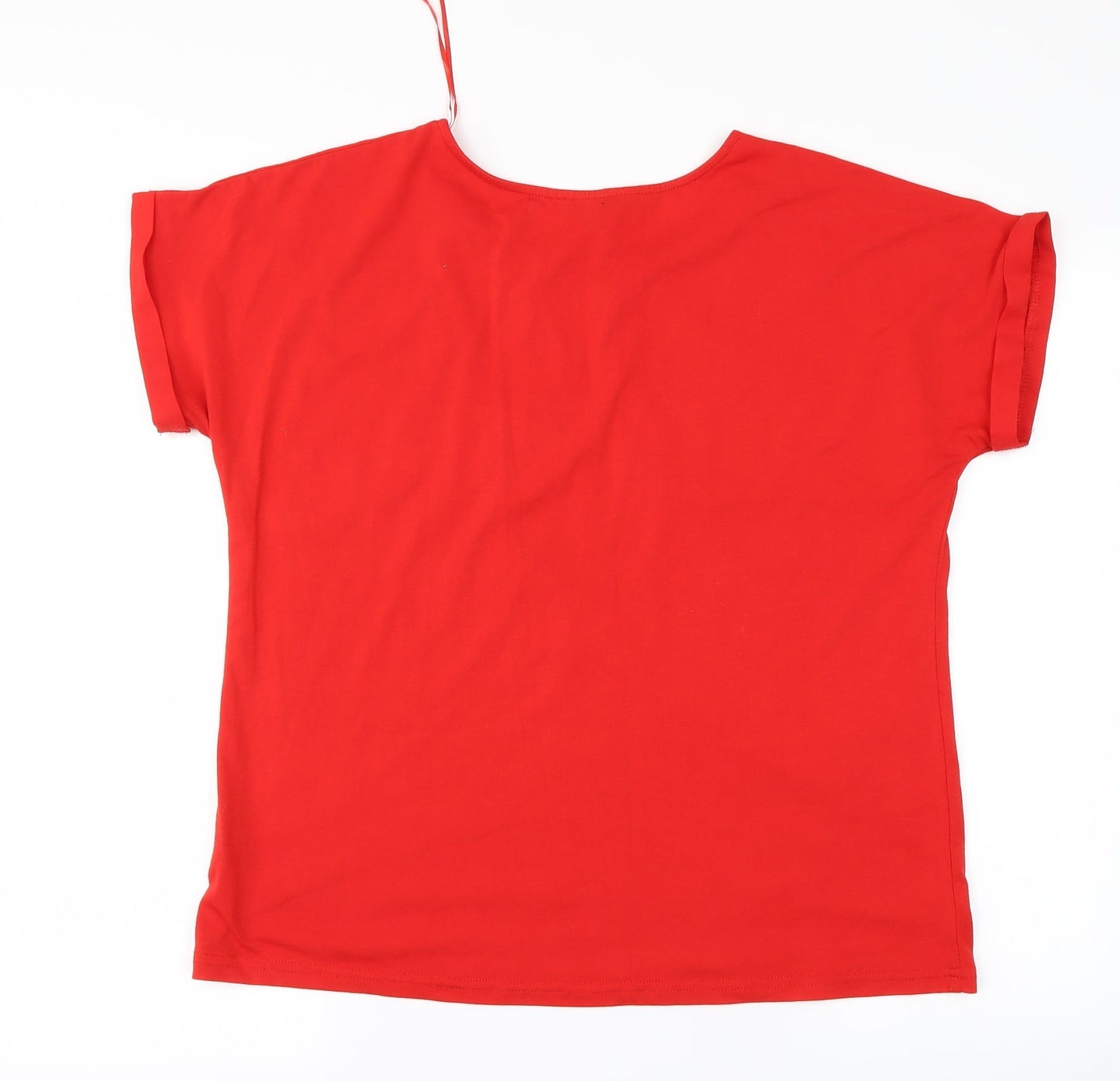 Womens UK Size L Klass Red Basic Blouse